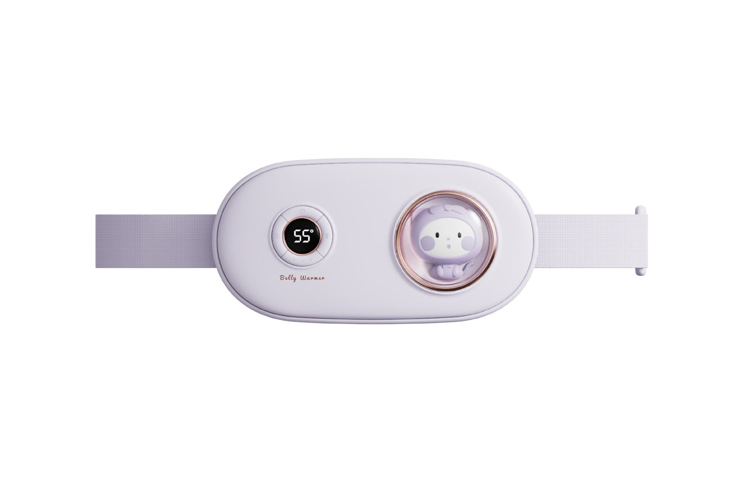 Soothing Heat & Vibration Belt for Menstrual Relief