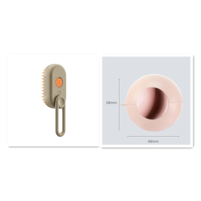 4-in-1 Steam Pet Brush with Water Tank