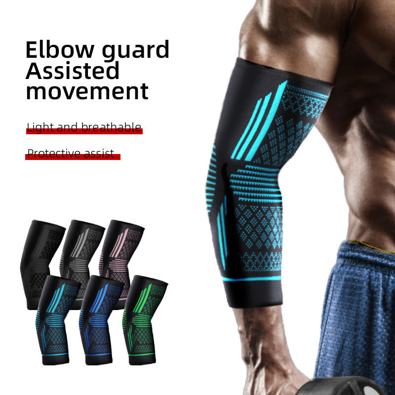 Premium Sports Elbow Brace - Elastic Compression Support for Ultimate Protection & Comfort