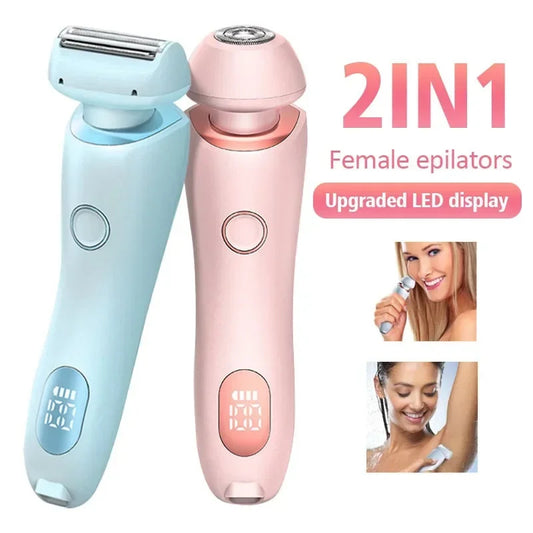 2-in-1 Electric Shaver for Women