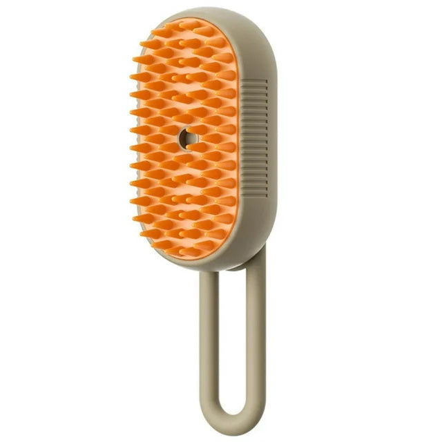 4-in-1 Steam Pet Brush with Water Tank